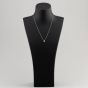 Second Hand White Gold 0.50ct Brilliant Cut Diamond Pendant & 18 Inch Trace Chain 4314222