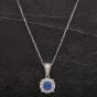 Second Hand Diamond 1.03ct Tanzanite & 0.60ct Diamond Pendant 4314487
