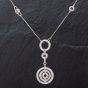 Second Hand 14ct White Gold 16" Circle 3.75ct Diamond Necklet 4314592