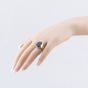 Second Hand 9ct Yellow Gold Onyx Large Oval Signet Ring 43151025