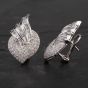 Second Hand 14ct White Gold 2.60ct Diamond Stud Earrings 4317055