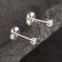 Second Hand White Gold 0.10ct Brilliant Cut Diamond Single Stone Stud Earrings 43171119