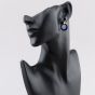 Second Hand 9ct Yellow Gold 34mm Lapis Lazuli Clip On Dropper Earrings 43171352