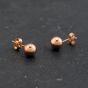 Second Hand Rose Gold 6mm Ball Stud Earrings 43171410