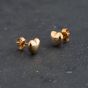 Second Hand Yellow Gold 7mm Heart Stud Earrings 43171426