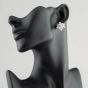 Second Hand 14ct White Gold 2.25ct Brilliant Cut Diamond Cluster Spray Stud Earrings 431715526