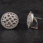 Second Hand 14ct Diamond Openwork Circle Ear Studs 4317298