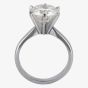 Second Hand Platinum 3.45ct Brilliant Cut Diamond Solitaire Ring 4328070