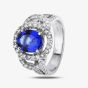 Second Hand 14ct White Gold 2.30ct Tanzanite & 0.95ct Diamond Cluster Ring 4328074