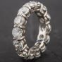 Second Hand Platinum Brilliant Cut 6.50ct Diamond Full Eternity Ring 4328178
