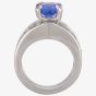 Second Hand Platinum Tanzanite and Diamond Ring 4328299