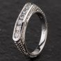Second Hand 14ct White Gold Diamond Half Eternity Ring 4328588