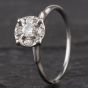 Second Hand 9ct White Gold Diamond Cluster Ring 4328629