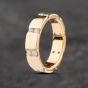 Second Hand 14ct Yellow Gold Diamond Wedding Ring 4328659