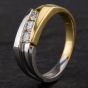 Second Hand 18ct Yellow Gold and Platinum Diamond Ring 4328673