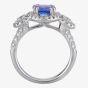 Second Hand 18ct White Gold Tanzanite Diamond Ring 4329300
