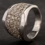 Second Hand 14ct White Gold Four Row 1.25ct Diamond Pave Ring 4332209