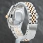 Second Hand Rolex Mens Datejust Gold Dial Two Colour Bracelet Watch 16233