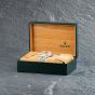 Second Hand Rolex Mens Datejust Gold Dial Two Colour Bracelet Watch 16233