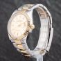 Second Hand Rolex Mens Datejust Gold Dial Silver Bracelet Watch 126233