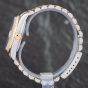 Second Hand Rolex Mens Datejust Gold Dial Silver Bracelet Watch 16233