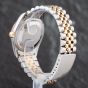 Second Hand Rolex Mens Datejust Gold Dial Silver Bracelet Watch 16233