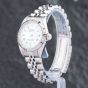 Second Hand Rolex Ladies Datejust White Bracelet Watch 69174