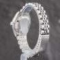 Second Hand Rolex Ladies Datejust Black Dial Silver Bracelet Watch 79174