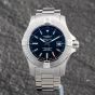Second Hand Breitling Mens Avenger Black Dial Silver Bracelet Watch A17319