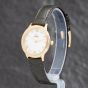 Second Hand OMEGA Ladies De Ville Prestige 18ct Gold Green Leather Strap Watch 434.58.28.60.55.002