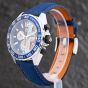 Second Hand TAG Heuer Mens Formula 1 Chronograph Gulf Special Edition Blue Leather Strap Watch CAZ101N.FC8243