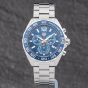 Second Hand TAG Heuer Mens Formula 1 Chronograph Blue Bracelet Watch CAZ1014