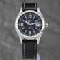 Second Hand Ball Mens Fireman Racer D Black Leather Strap Watch NM2088C