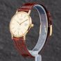 Second Hand Rotary Mens 9ct Gold Leather Strap Watch