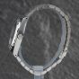 Second Hand Tudor Mens Royal Blue Dial Silver Bracelet Watch 28500