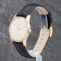Second Hand OMEGA Mens Vintage 9ct Gold Leather Strap Watch