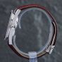 Second Hand OMEGA Mens Seamaster 300 Black Dial Brown Leather Strap Watch 23332412101002
