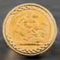 Second Hand 9ct Yellow Gold 1964 Full Sovereign Coin Ring 41201005BND