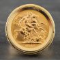 Second Hand 9ct Yellow Gold 1966 Full Sovereign Coin Ring 41201007BND