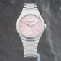 Second Hand Baume & Mercier Ladies Riviera Pink Dial Bracelet Watch 10675