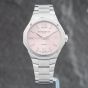 Second Hand Baume & Mercier Ladies Riviera Pink Dial Bracelet Watch 10675