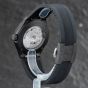 Second Hand Baume & Mercier Mens Riviera Skeleton Dial Rubber Strap Watch 10617