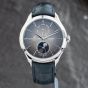 Second Hand Baume & Mercier Mens Clifton Grey Dial Leather Strap Watch 10548