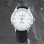 Second Hand Baume & Mercier Mens Clifton White Dial Leather Strap Watch 10569