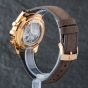 Second Hand Zenith Mens Chronomaster Original 18ct Rose Gold Silver Dial Leather Strap Watch 18.3200.3600/69.C901
