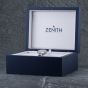 Second Hand Zenith Mens Chronomaster Black Dial Silver Bracelet Watch 03.3200.3600/21.M3200