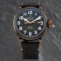 Second Hand ZENITH Mens Pilot Extra Special Green Leather Strap Watch 29.2430.679