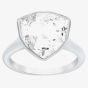 Swarovski Brief White Triangle Crystal Ring