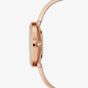 Swarovski White Crystalline Delight Rose Gold Bracelet Watch 5580541
