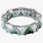 Swarovski Ladies Millenia Green Cocktail Ring 5608530